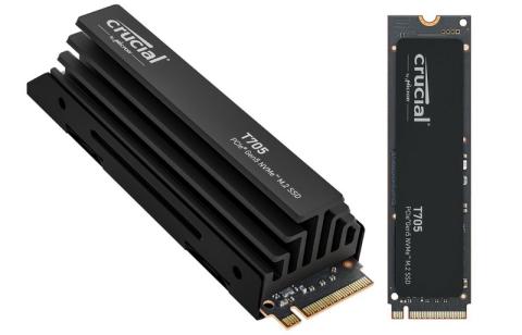 Crucial T705 - новое поколение сверхбыстрых SSD по стандарту PCIe 5.0